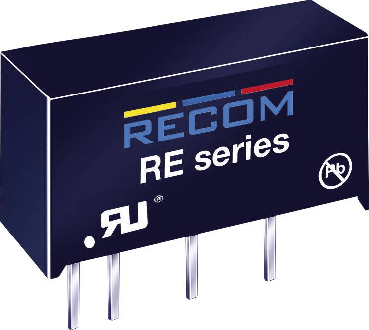 RECOM RE-0512S DC/DC-omvandlare kretskort 5 V/DC 12 V/DC 83 mA 1 W Antal utgångar: 1 x Innehåll 1 st