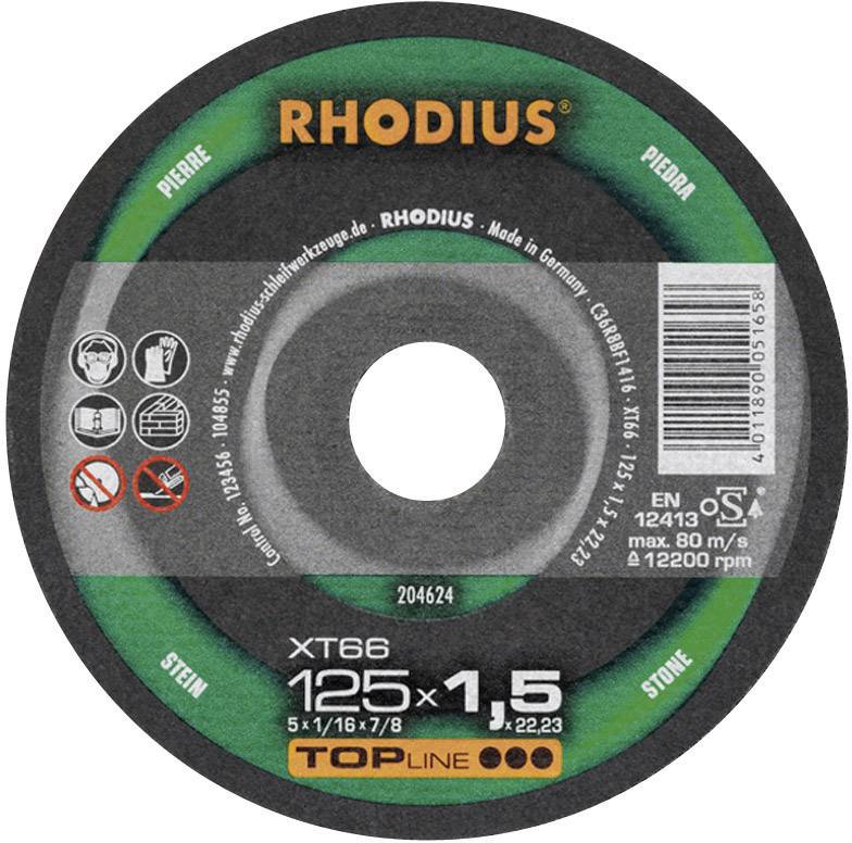 Rhodius XT 66 204624 Separationspår rakt 125 mm 22.23 mm 1 st