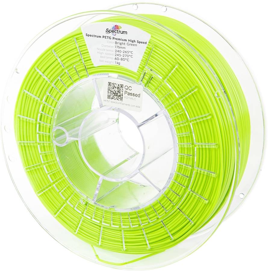 Spectrum Filaments 81546 PETG Premium High Speed 3D-skrivare Filament PETG Highspeed-filament, kemiskt beständig 1.75 mm