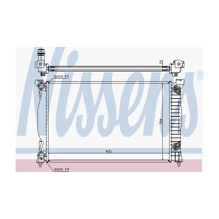 Kylare Nissens 17-60305A