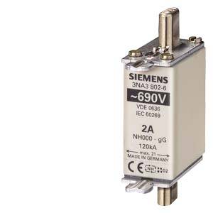 Siemens 3NA38076 Säkringsinsats Säkringsstorlek = 0 20 A 690 V 3 st