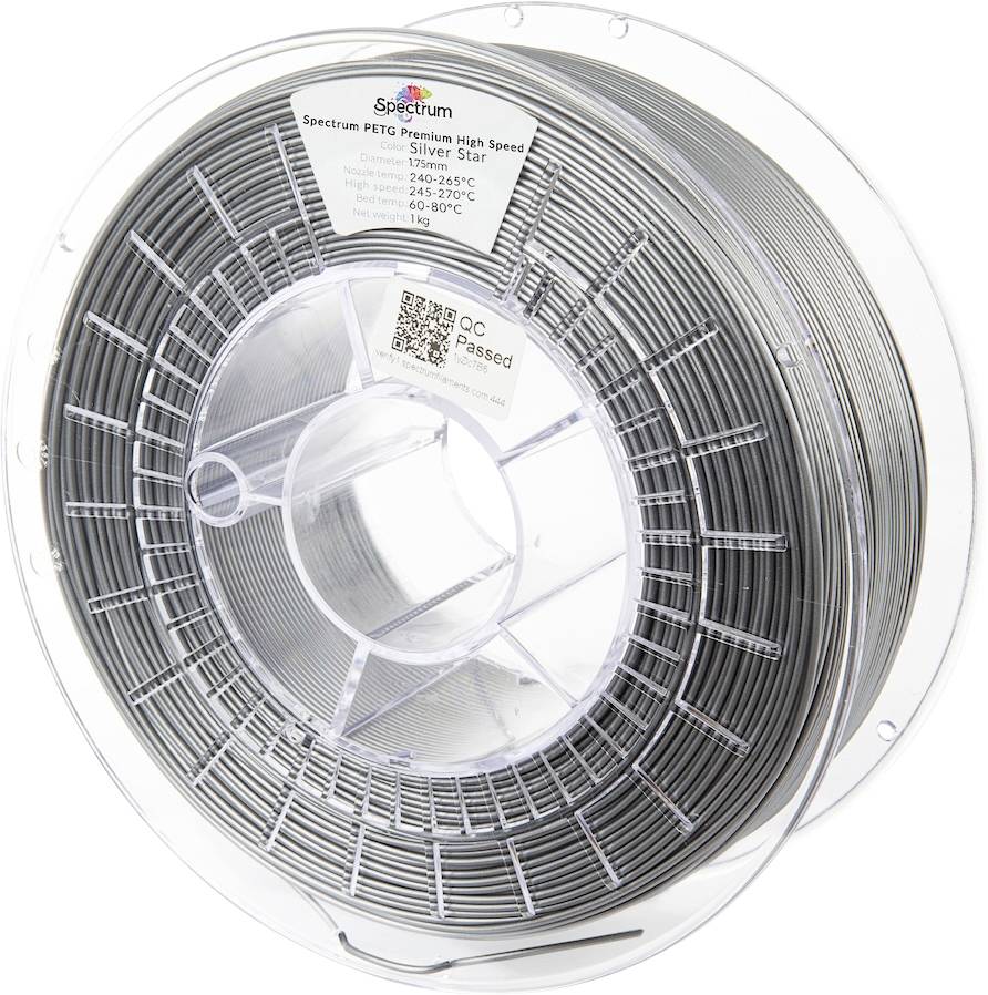 Spectrum Filaments 81540 PETG Premium High Speed 3D-skrivare Filament PETG Highspeed-filament, kemiskt beständig 1.75 mm