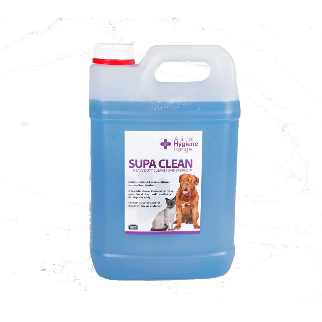 Animal Health Supa Clean – Husdjurssäkert desinfektionsmedel.