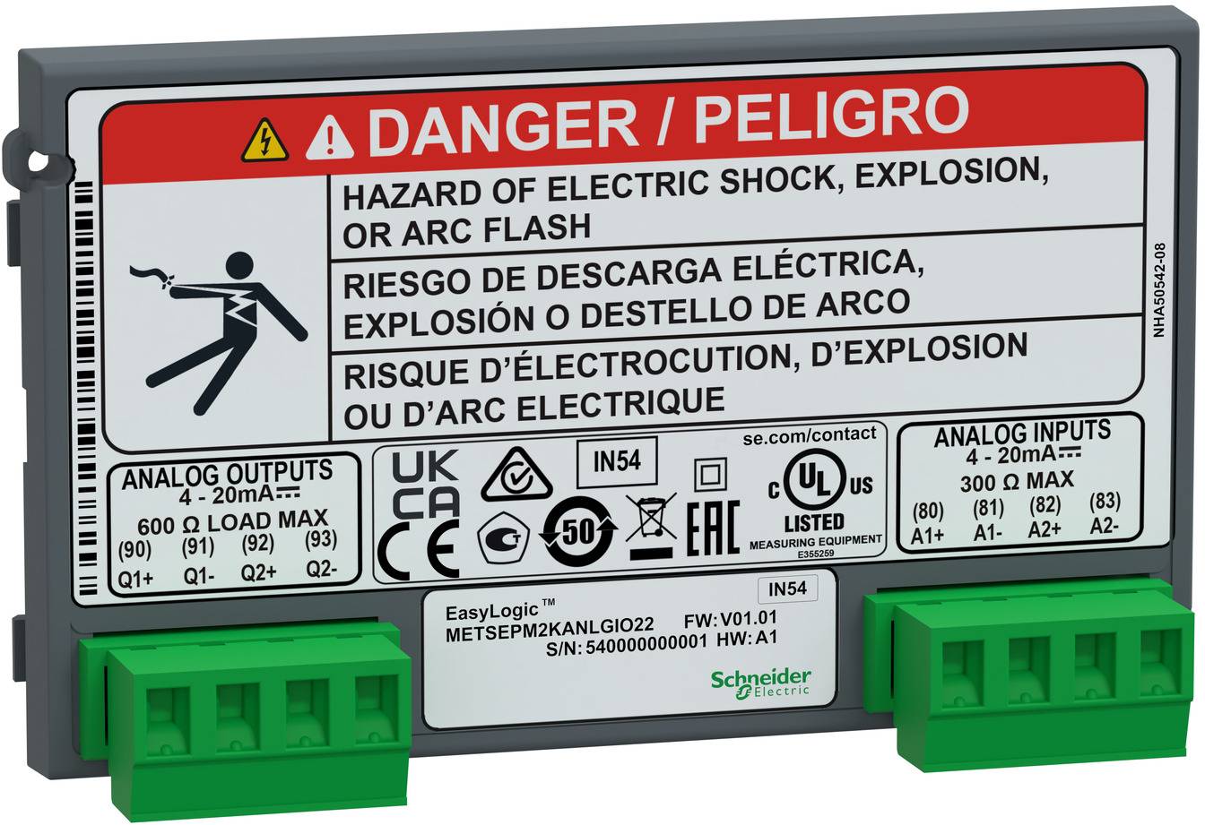 Schneider Electric METSEPM2KANLGIO22 Expansionsmodul