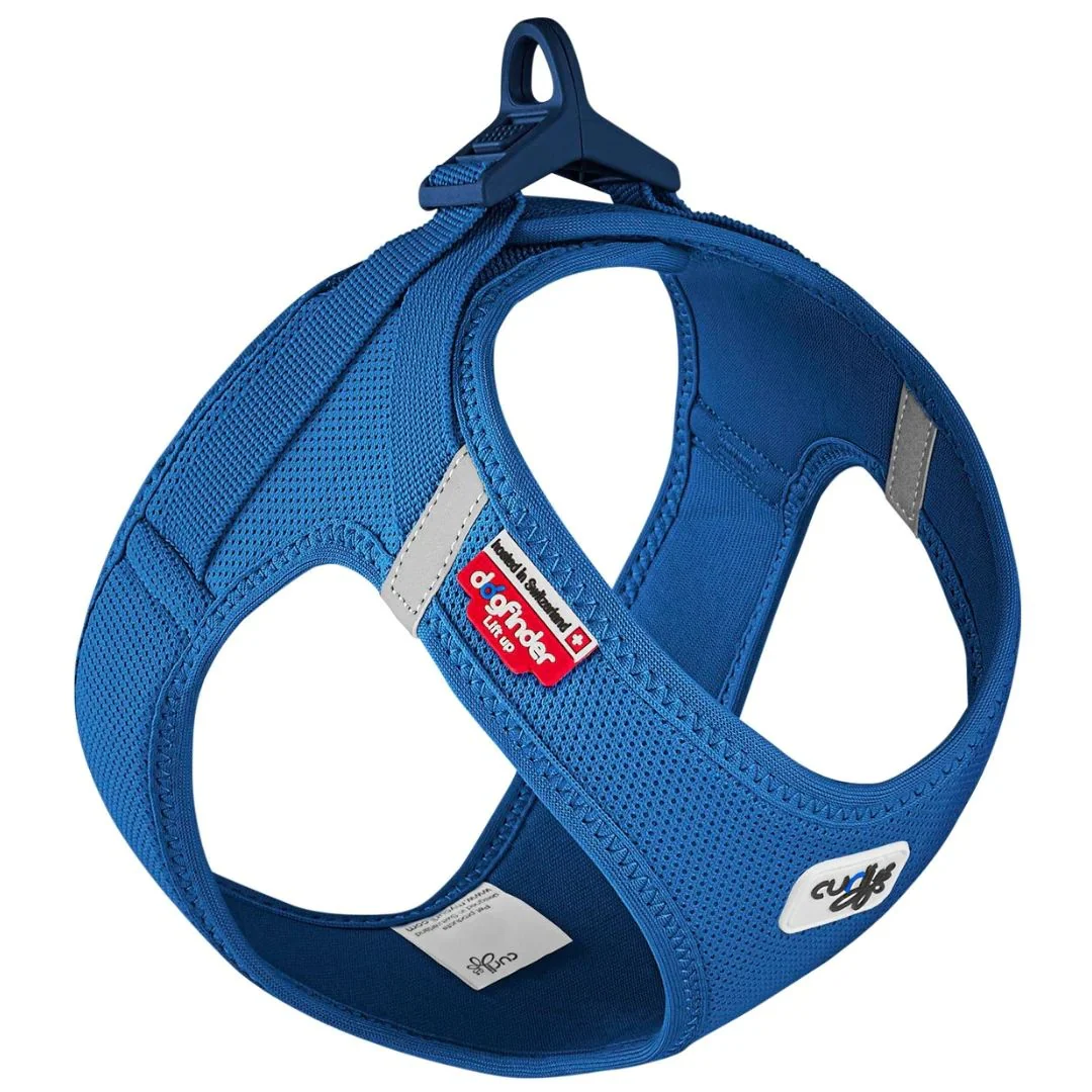 Curli Vest Sele Clasp Air-Mesh Blå