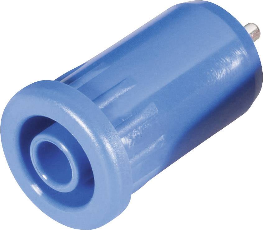 Schnepp BU 4800 bl Säkerhets Labhylsa Hona inbyggd vertikal Stift-Ø: 4 mm Blå 1 st