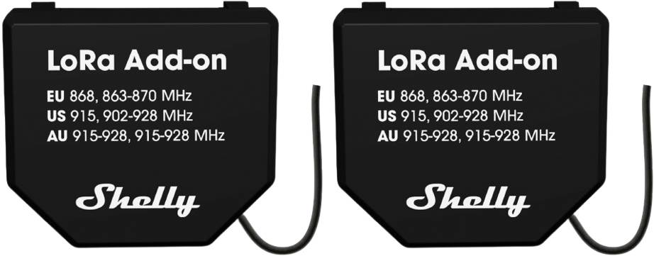 Shelly LoRa Add-on 2x Trådlös brytare
