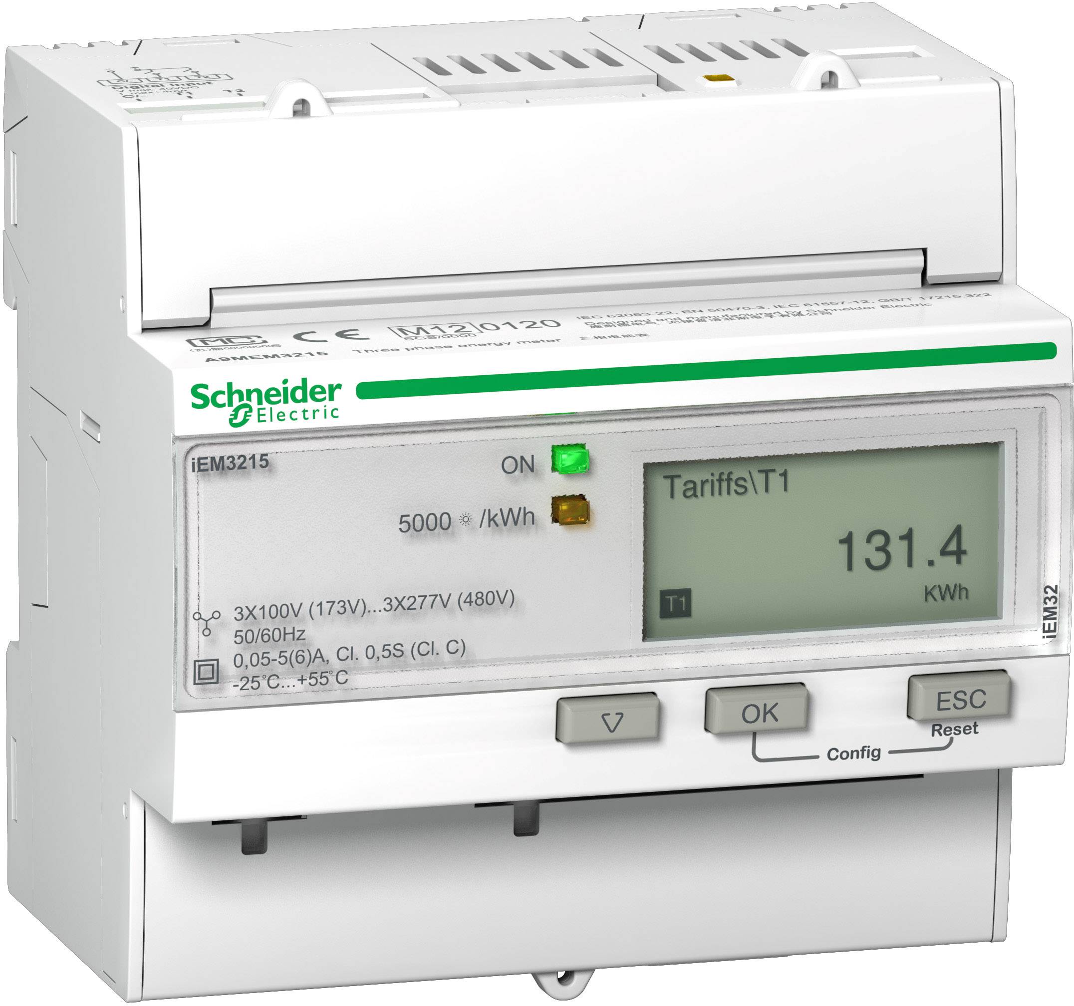 Schneider Electric A9MEM3215 A9MEM3215 E-räknare digital MID-konform: Ja 1 st