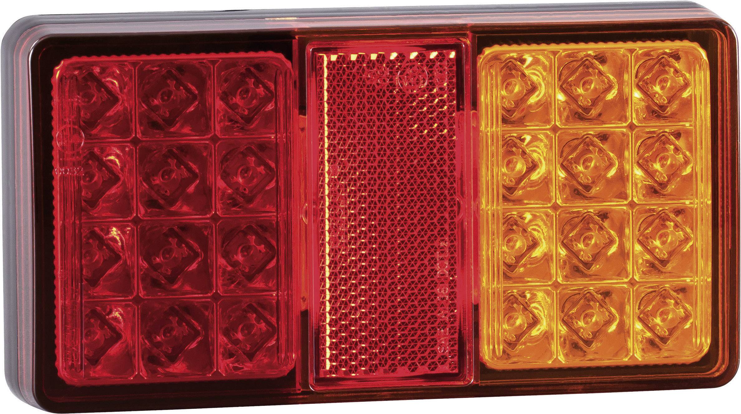 SecoRüt Baklykta Bromsljus, Reflektor, Blinkers, Baklampa vänster, höger 12 V, 24 V Klart glas