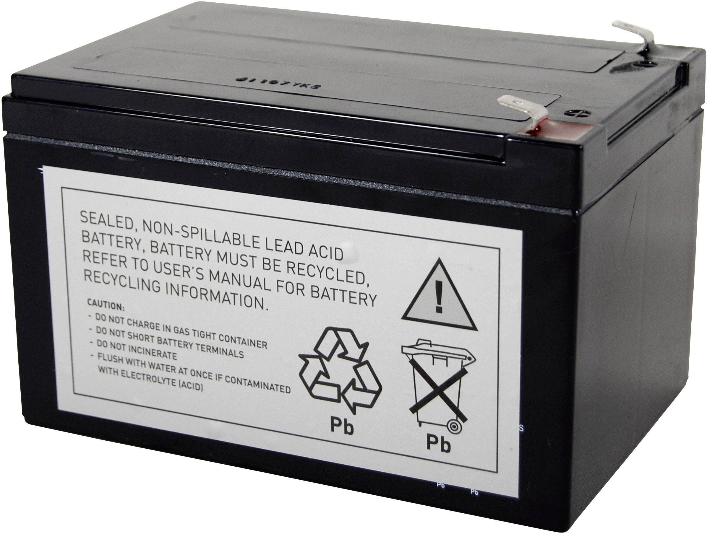 RBC4 UPS-batteri ersätter org. batteri RBC4 Passar till märke APC