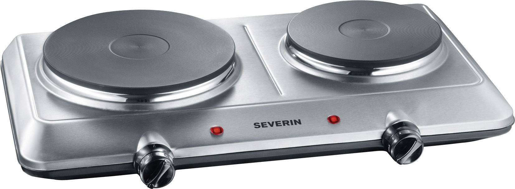 Severin DK 1014 1014 Dubbel kokplatta Kontrolljus, steglös temperaturregulator