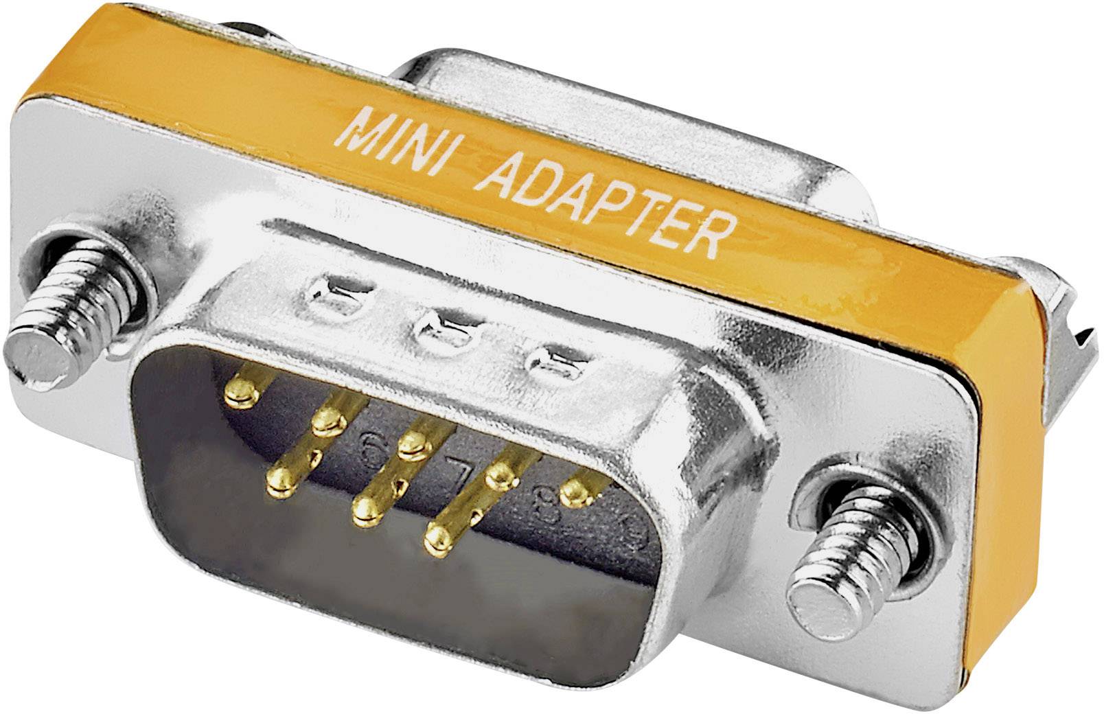 Renkforce Seriell Adapter [1x D-SUB hona 9-pol – 1x D-SUB hane 8-pol] Orange