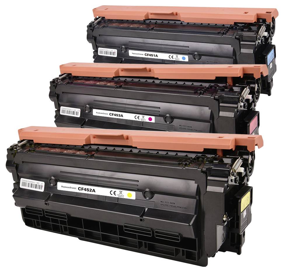 Renkforce Toner Ersätter HP 201X, CF253XM Kompatibel Kombi-pack Cyan, Magenta, Gul 2300 sidor RF-Toner-HP201XDCMY RF-692