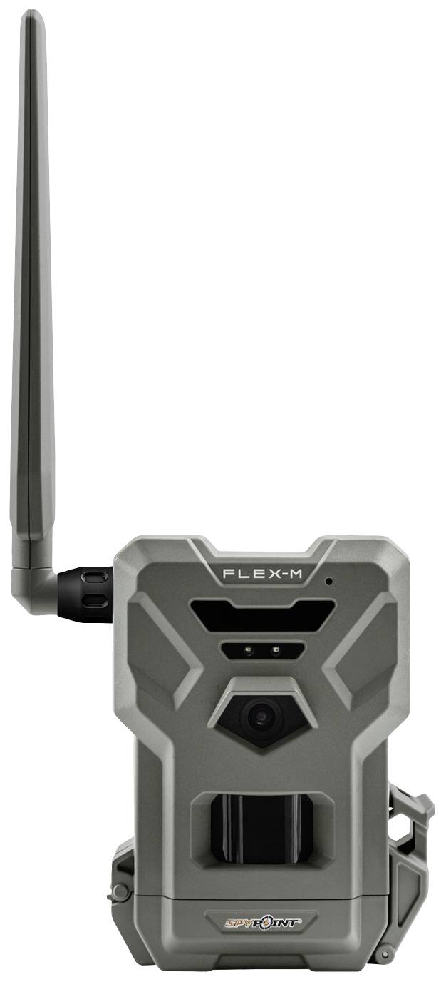 Spypoint FLEX-M Viltkamera 28 Megapixel ljudinspelning, 4G bildöverföring, GSM-Modul Grå-grön (matt)