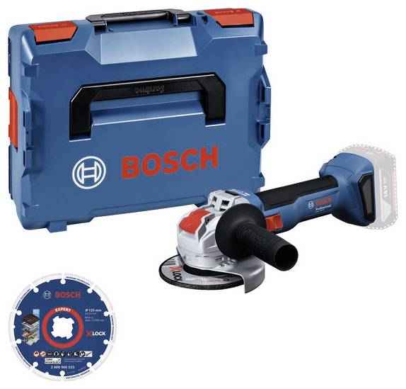Bosch Professional GWX 18V-8 + Diamanttrennscheibe 06019N9103 Vinkelslip batteridriven
