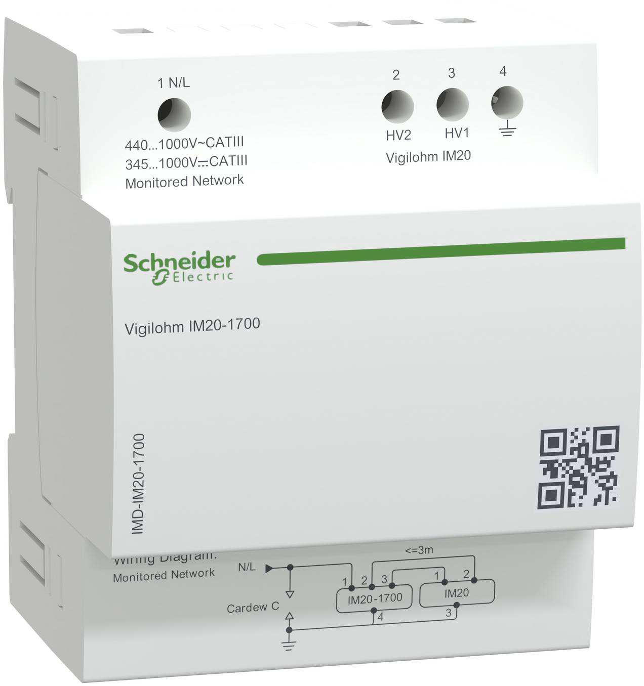 Schneider Electric IMD-IM20-1700 Spänningsövervakningsrelä