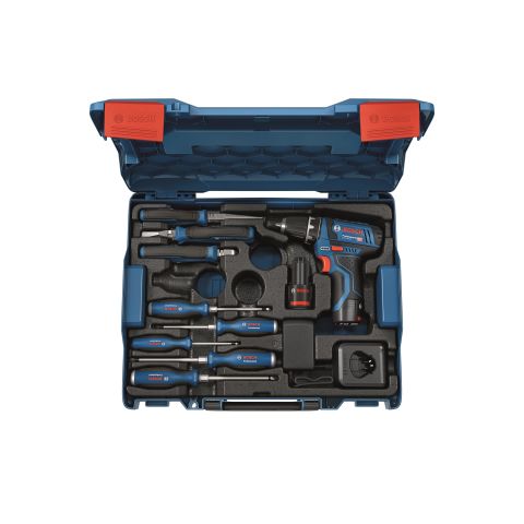 Bosch GSR 12V-15 Borrskruvdragare med batteri och laddare