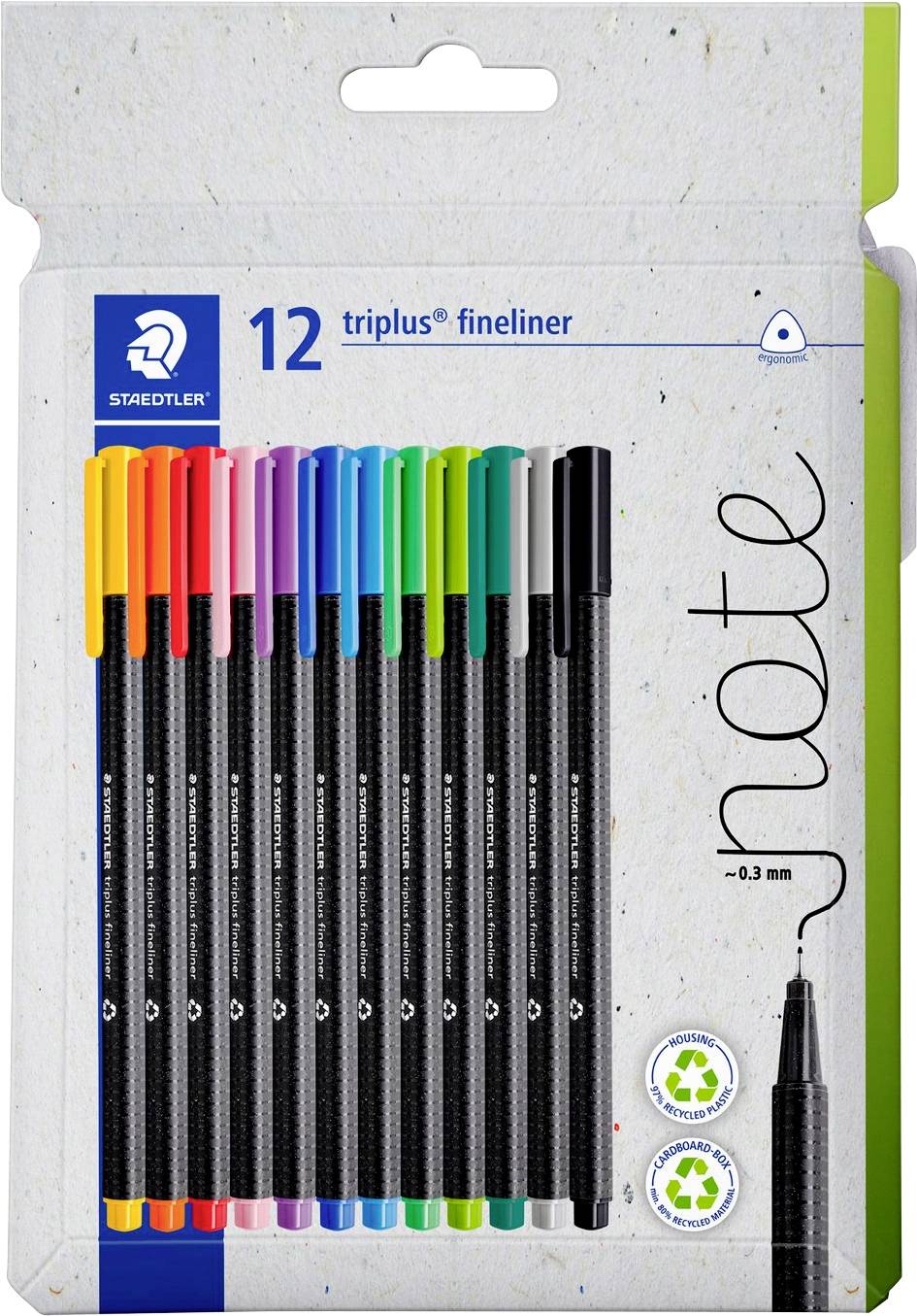 Staedtler triplus 334 C12 Fineliner 12 st