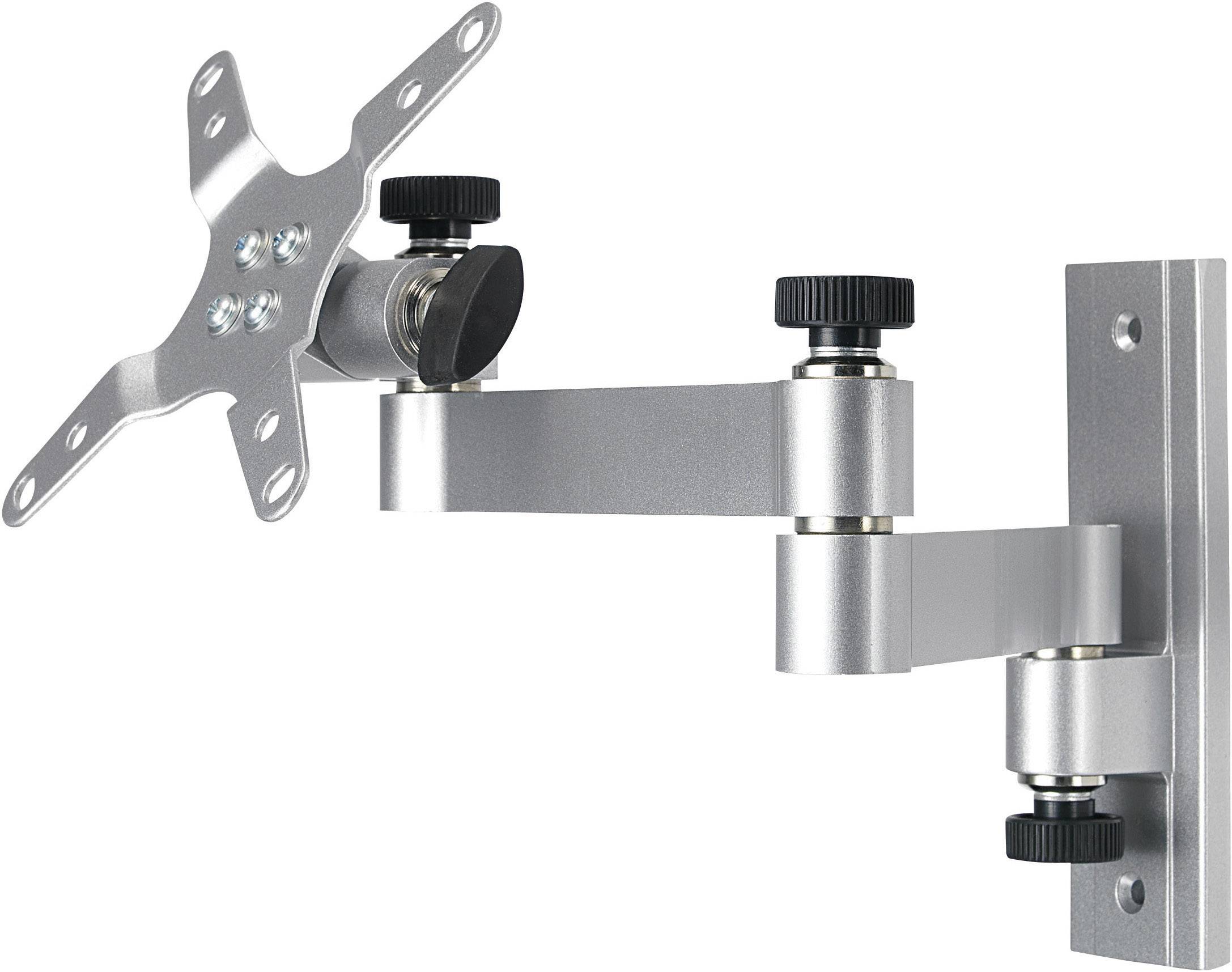SpeaKa Professional Monitor-väggfäste SP-6514852 1 Skärm(ar) 33,0 cm (13″) – 76,2 cm (30″) Silver Tiltbar, Svängbar, Utd