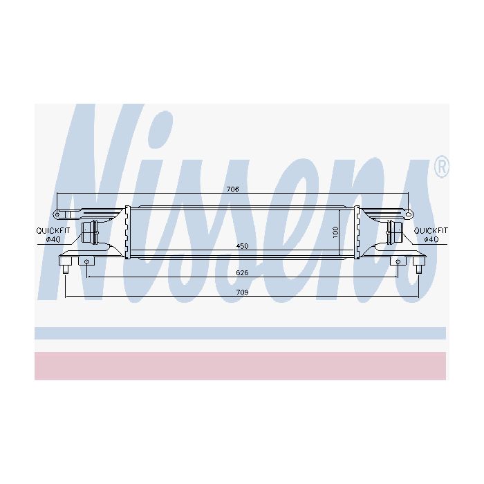 Laddluftkylare Nissens 17-96464