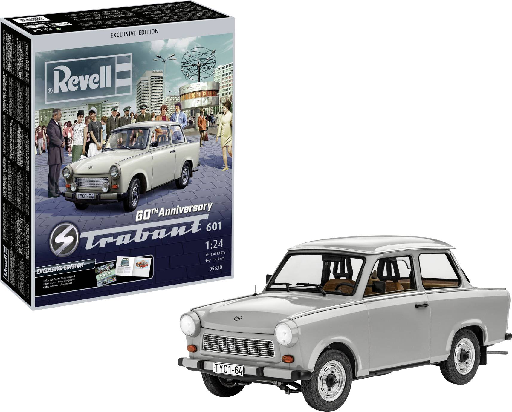 Revell 05630 Trabant 601 Bilmodell byggsats 1:24