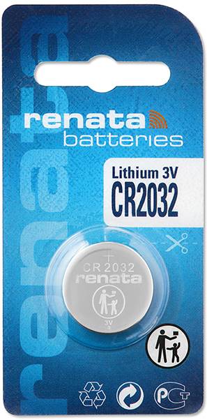 Renata Knappcell CR 2032 3 V 1 st 225 mAh Litium