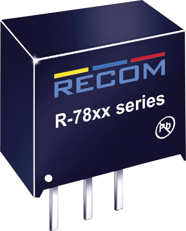 RECOM R-7812-0.5 DC/DC-omvandlare kretskort 12 V/DC 0.5 A 6 W Antal utgångar: 1 x Innehåll 1 st