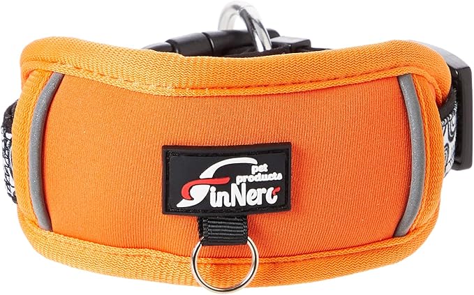 FinNero Ocean Sport Adjustable hundhalsband, Orange