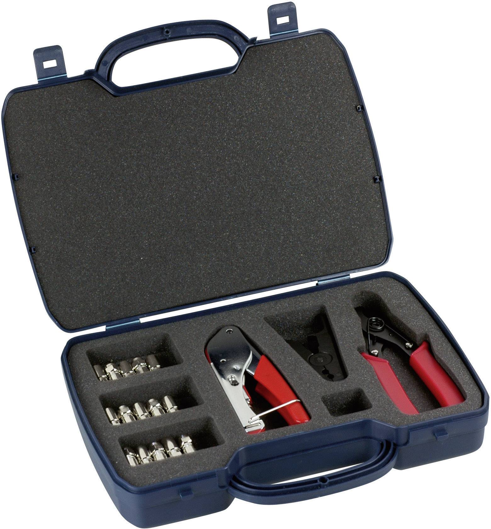 Schwaiger FVS 315 261 Presskontakt monteringsset Lämplig för F-kontakt, Koaxialkabel