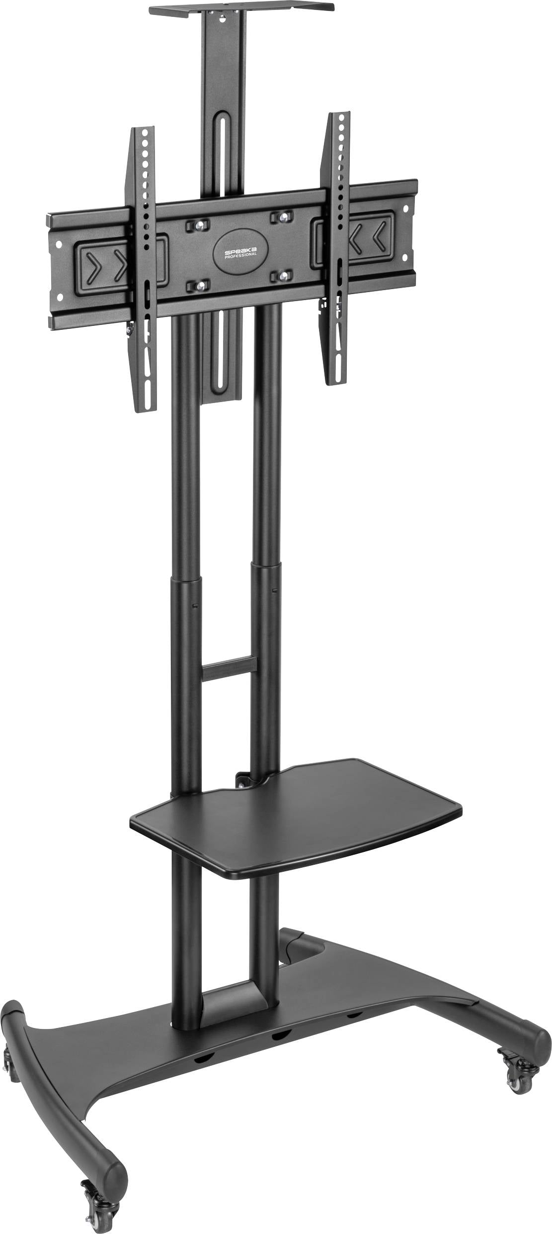 SpeaKa Professional SP-TVC-710 TV-golvstativ 81,3 cm (32″) – 190,5 cm (75″) Golvstativ, Justerbar i höjd, Svängbar, Note
