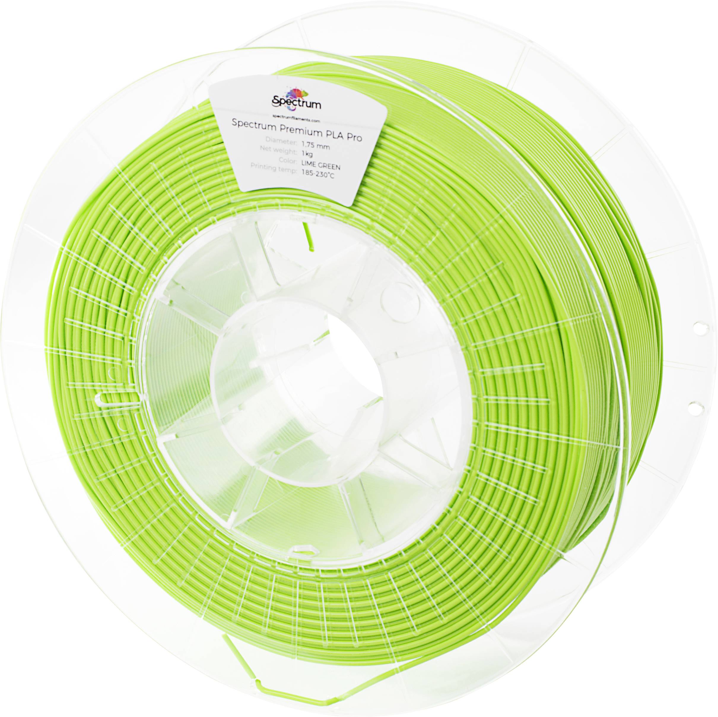 Spectrum Filaments 80104 PLA Pro 3D-skrivare Filament PLA Pro Slagtålig 1.75 mm 1000 g Lime Green, Grön 1 st