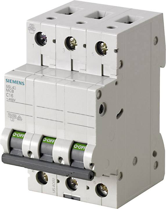 Siemens 5SL43137 5SL4313-7 Automatsäkring 3-polig 13 A 400 V
