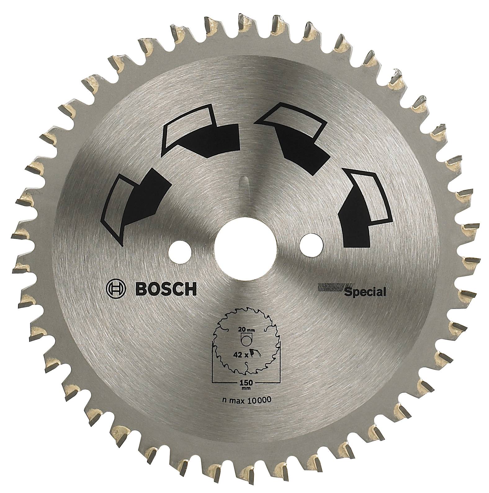Bosch Accessories Special 2609256886 Hårdmetall cirkelsågklinga 150 x 20 x 2 mm Antal tänder (per tum): 42 1 st