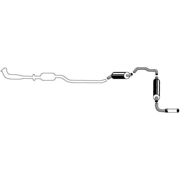 Avgassystem Sport Simons 01-S076-H