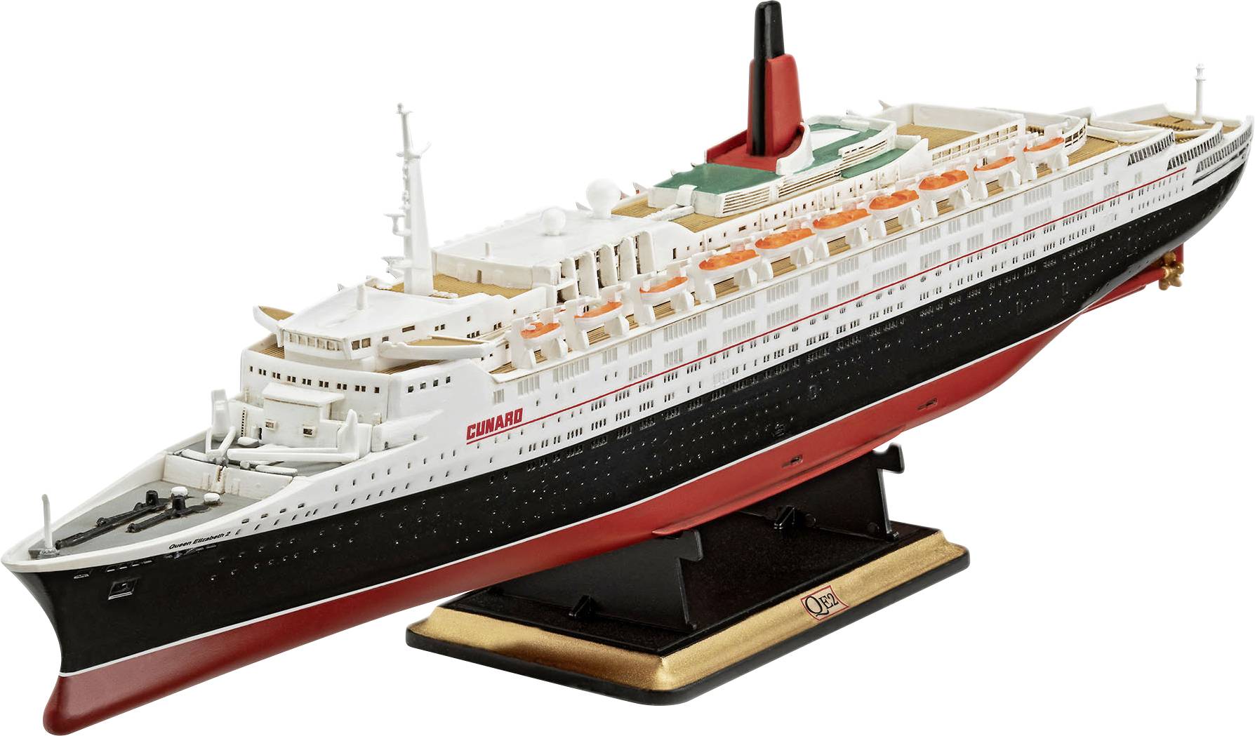 Revell 05806 Queen Elizabeth II Fartygsmodell byggsats 1:200