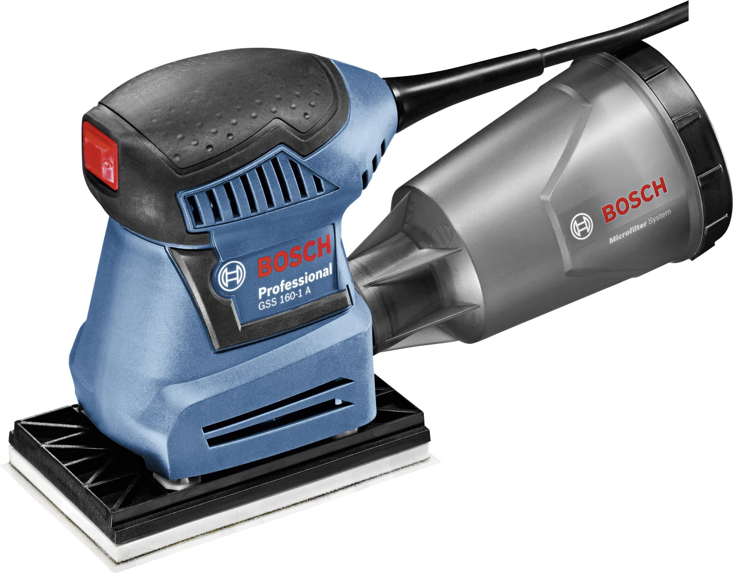 Bosch Professional GSS 160-1A 160 Multi 06012A2300 Slipmaskin inkl. väska 180 W 100 x 150 mm