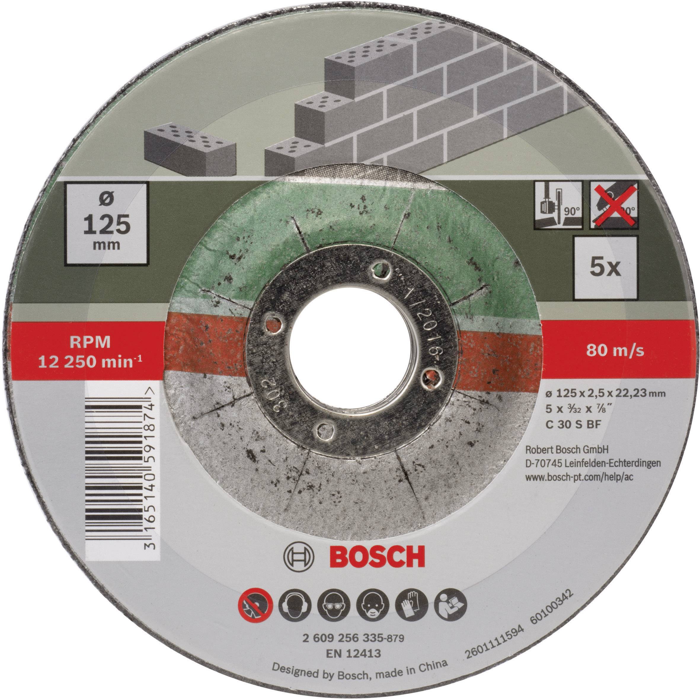 Bosch Accessories C 30 S BF 2609256335 Kapskiva bockad 125 mm 22.23 mm 5 st