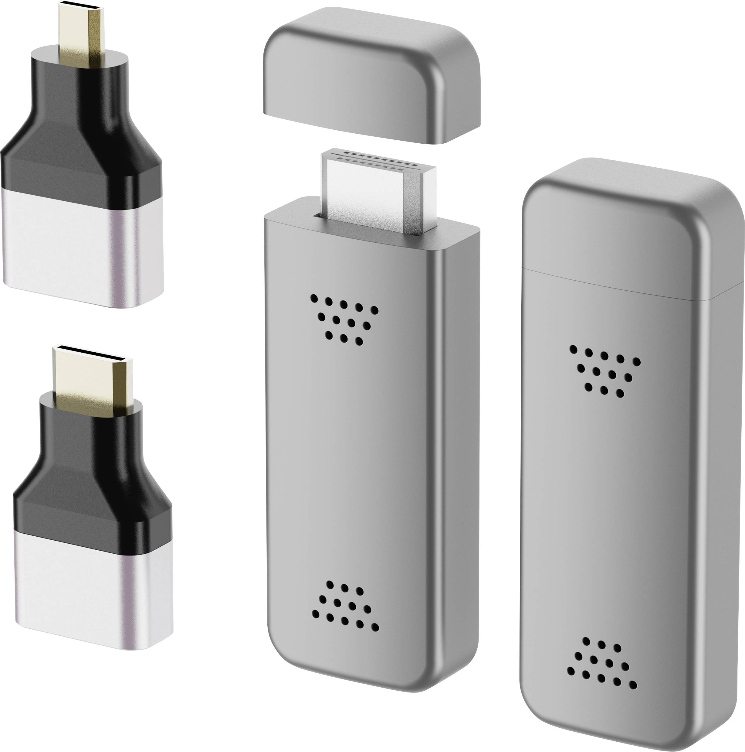 SpeaKa Professional Trådlös HDMI-överföring (Set) 15 m 5 GHz 1920 x 1080 Pixel genomslingad HDMI-utgång