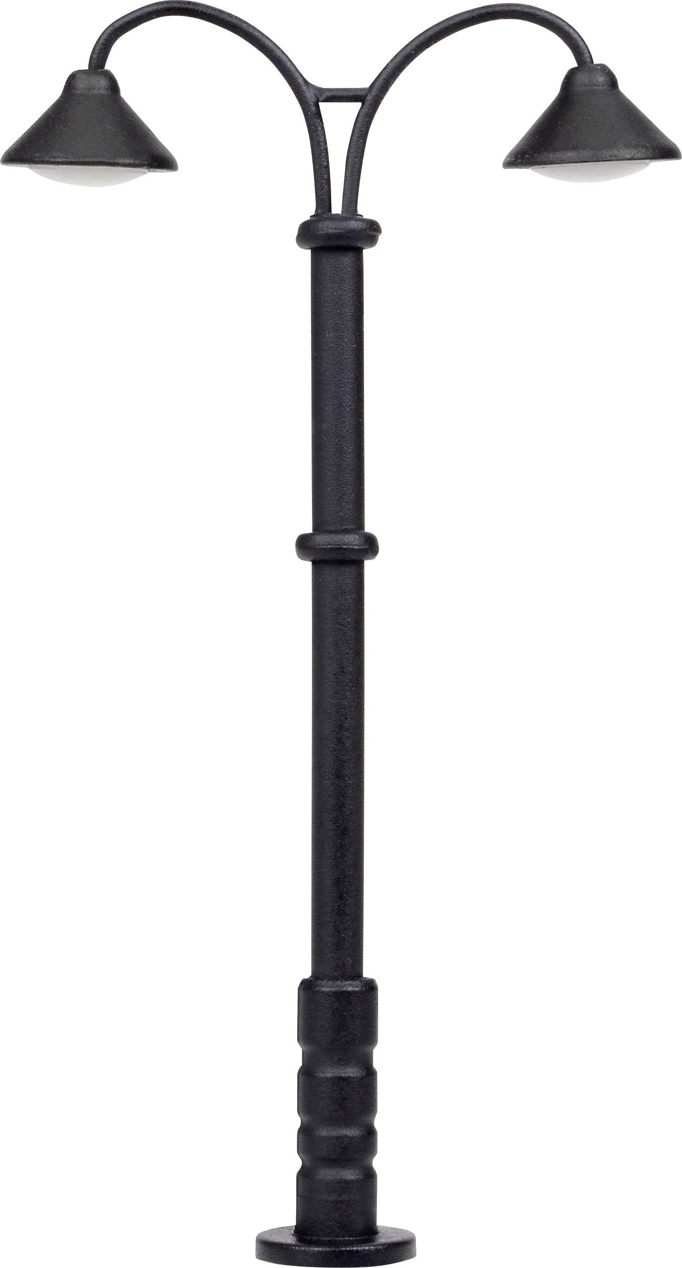 Viessmann Modelltechnik N Stationsbelysning dubbel Färdig modell 6409 1 st