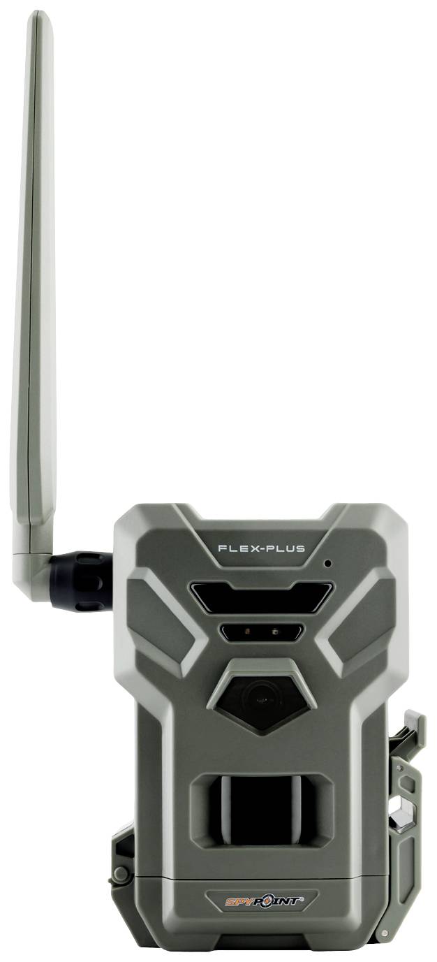 Spypoint FLEX-PLUS Viltkamera 36 Megapixel ljudinspelning, GSM-Modul, 4G bildöverföring Grå-grön (matt)