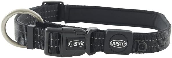 KRUUSE BUSTER Reflekterande halsband, svart