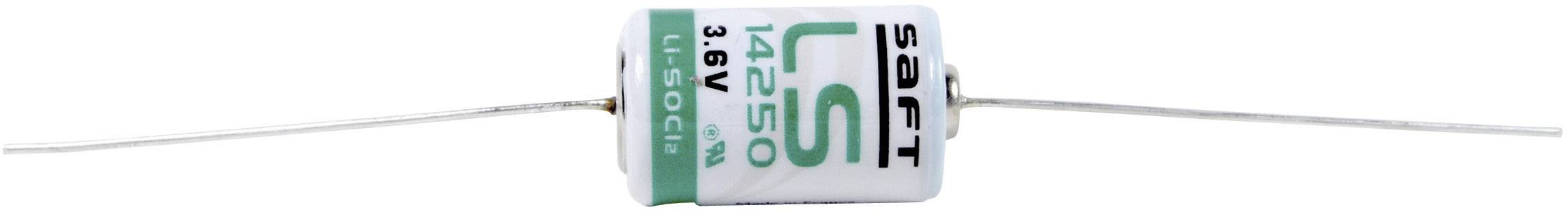 Saft LS 14250 CNA Specialbatteri 1/2 AA Axial-lödstift Litium 3.6 V 1200 mAh 1 st