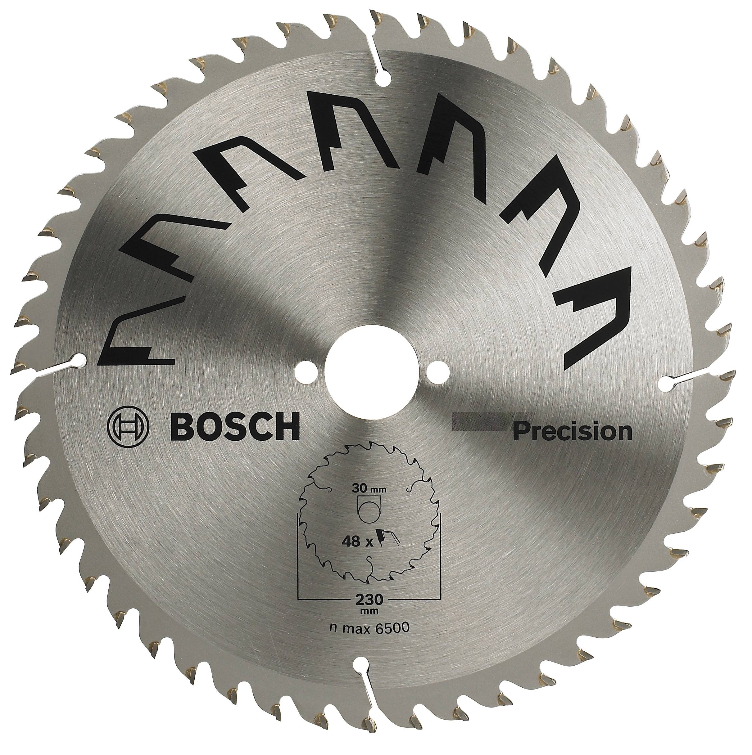 Bosch Accessories Precision 2609256875 Hårdmetall cirkelsågklinga 230 x 30 mm Antal tänder (per tum): 48 1 st