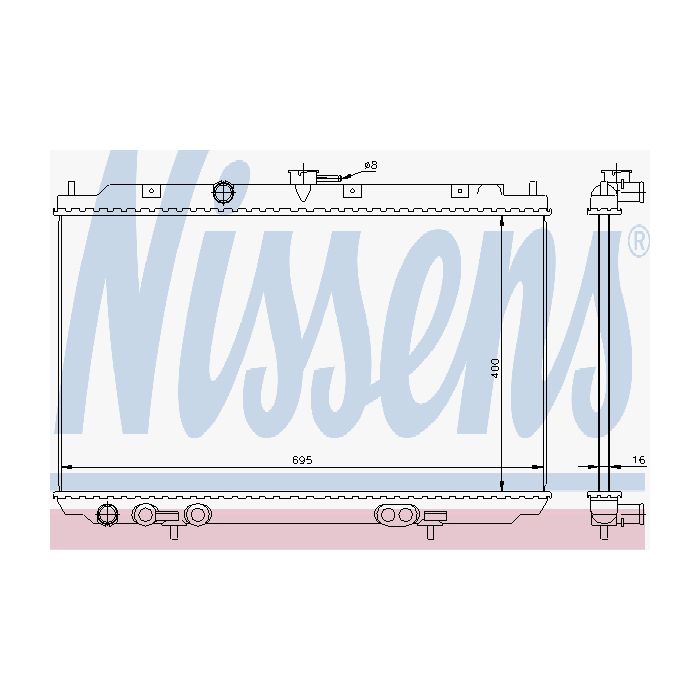 Kylare Nissens 17-68718