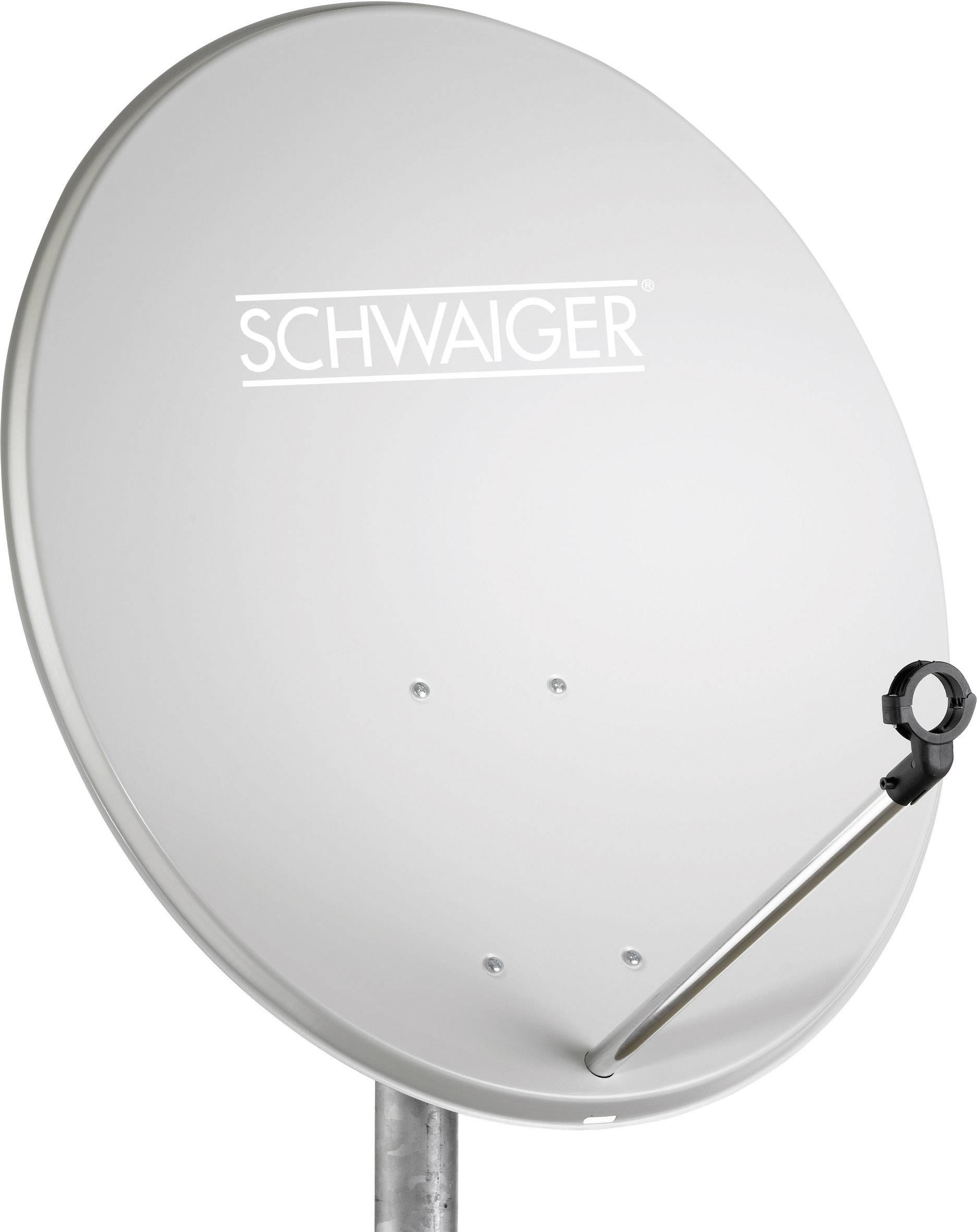 Schwaiger SPI440.0 Parabolantenn 42 cm Reflektormaterial: Stål Ljusgrå