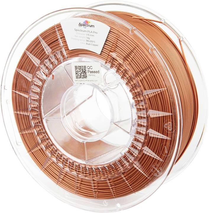 Spectrum Filaments 80103 PLA Pro 3D-skrivare Filament PLA Pro Slagtålig 1.75 mm 1000 g Rust Copper, Koppar 1 st