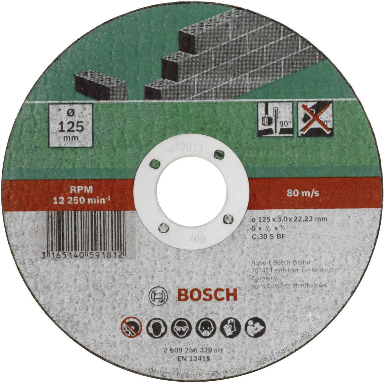 Bosch Accessories C 30 S BF 2609256329 Separationspår rakt 125 mm 22.23 mm 1 st