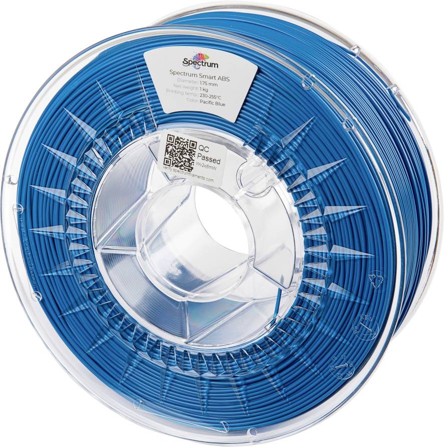 Spectrum Filaments 80093 smart ABS 3D-skrivare Filament ABS-plast Slagtålig 1.75 mm 1000 g Stilla havs-blå, Blå 1 st