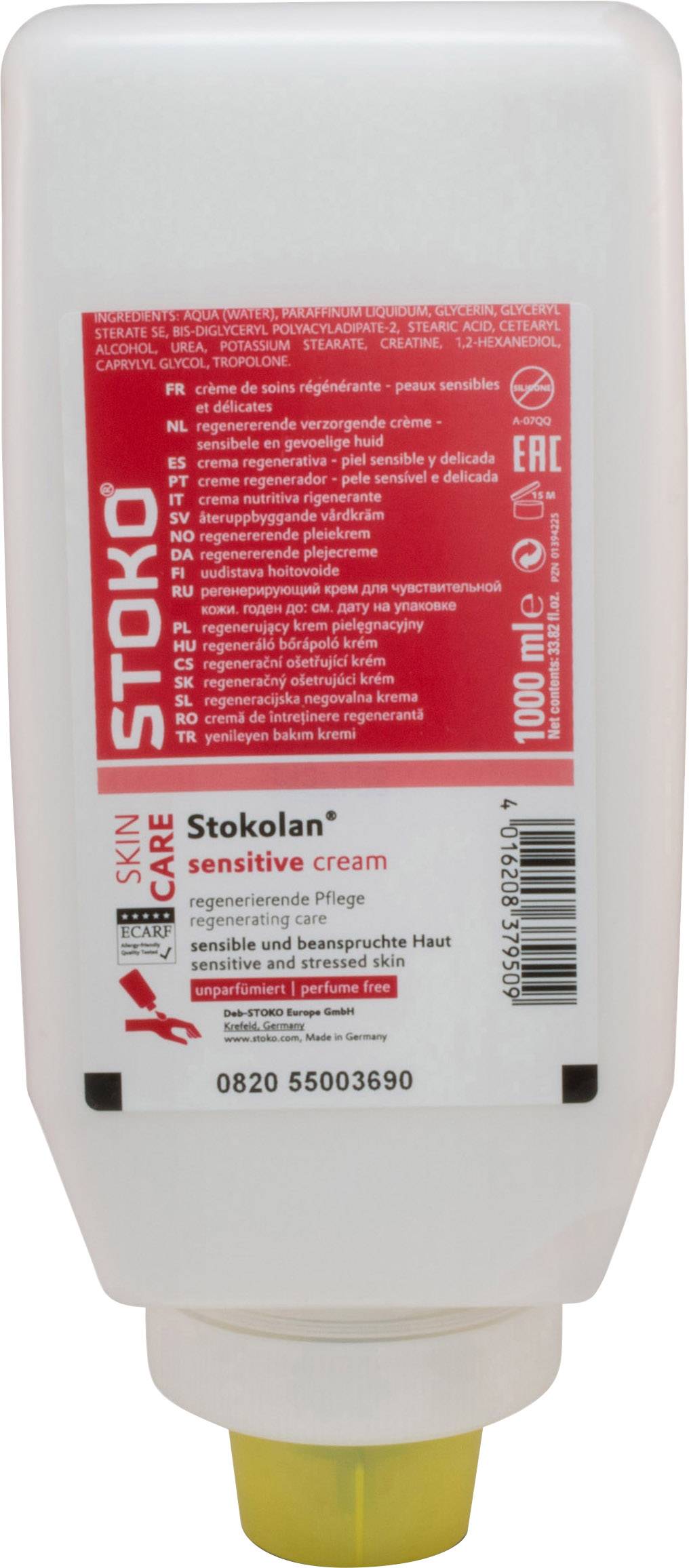 SC Johnson Professional StokolanÂ® sensitive Hudkräm 1000 ml 99037949 1 st