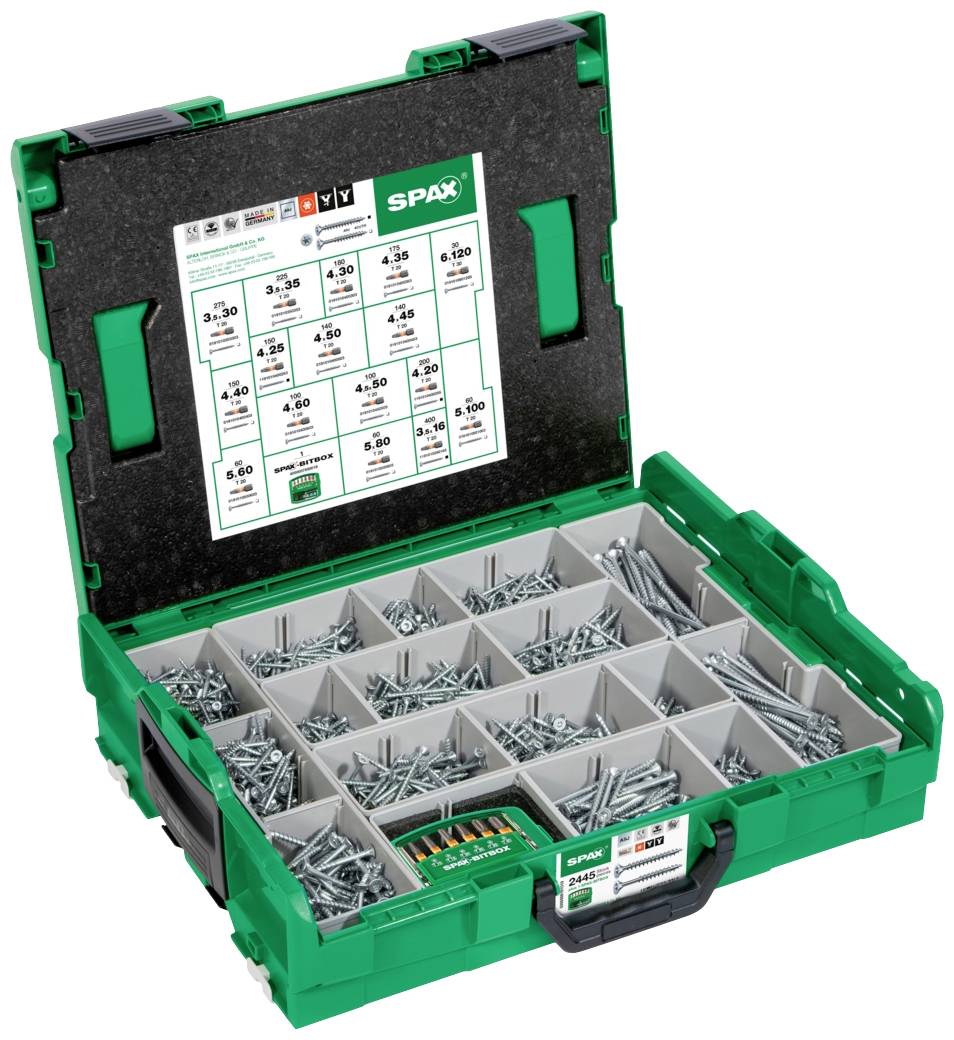 SPAX 5000009161019 Kombiskruv sortiment 1 set